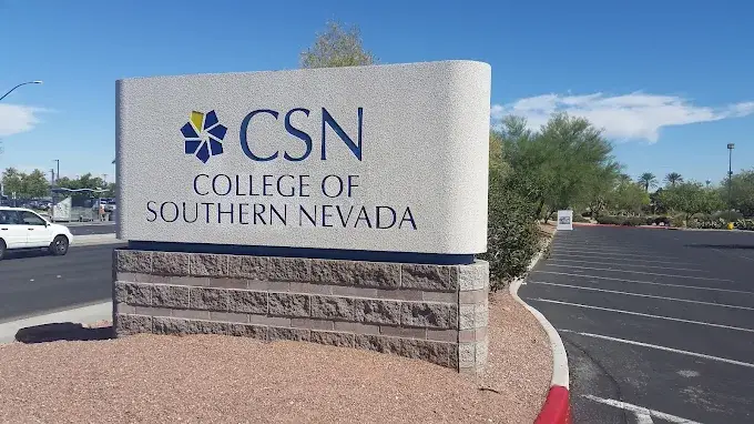 College of North Nevada Sign