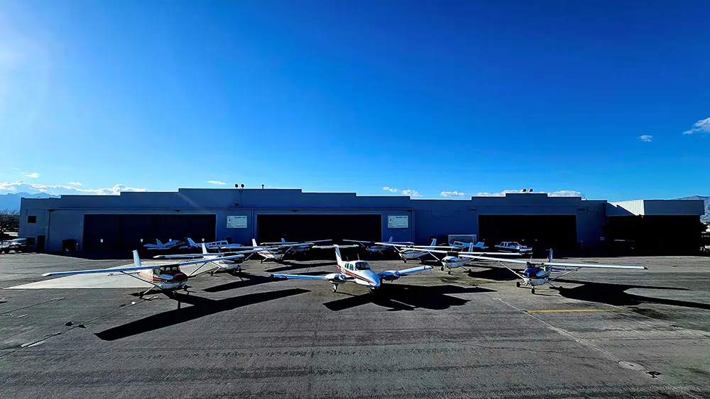 Hangar with multiple aircrafts